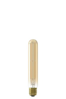 Calex LED Full Glass LongFilament Tubelar-Type Lamp 240V 4W E27 T32x185 320lm Gold 2100K dimbaar 8712879135968