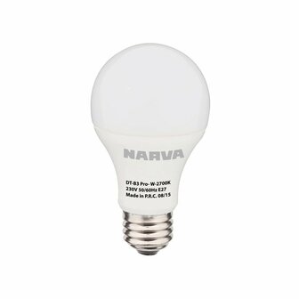 Narva LED Classic A E27 10W vervangt 60W warmwit mat dimbaar 200 B0 4014501071366