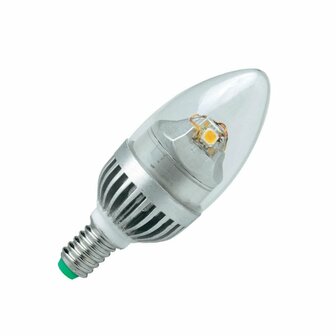 Megaman 5W827 E14 MM21002 warmwit Deluxe LED kaarslamp helder gedraaid 4020856210022