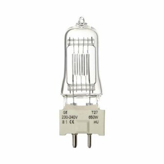 GE 88469 T27 230 240V Halogeenlamp 650W 230V GY9 5 43168884693