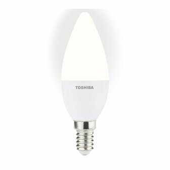 Toshiba E Core Candle E14 6W 2700K Clear dimbaar 4974550426619