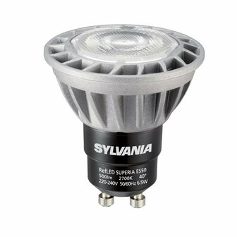 Sylvania RefLED Superia ES50 GU10 6 5W 500lm 827 40 B0 dimbaar 5410288266558