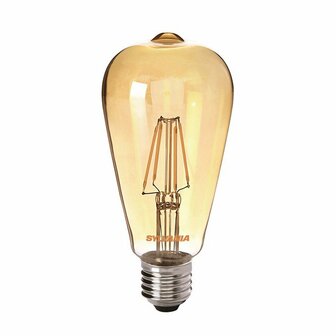 Sylvania ToLEDo Retro ST64 E27 4W 400lm 824 niet dimbaar gold AU SL 5410288271774