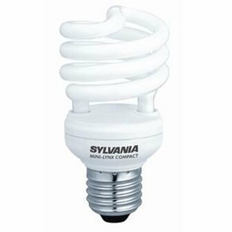 Sylvania Mini Lynx spiraal 8W827 E27 Fast Start Warmwhite 5410288310077