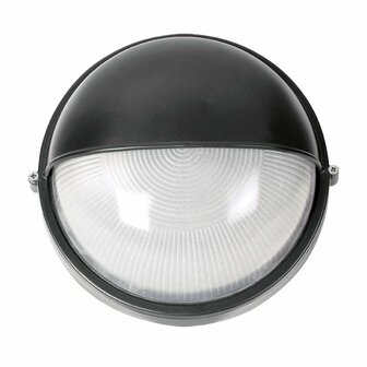 I Light wandlamp R zwart IP 54 E27 8059617671655