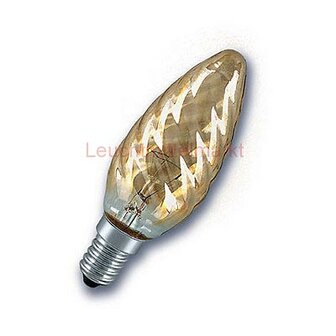 Osram Decor BW AMBER Gold kaars 40W E14 gedraaid 4050300064604