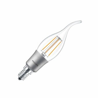 Philips Filament Classic LEDCandle 4 5 40W827 E14 warmwit dimbaar BA35 helder 8718696575574