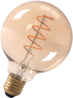 Calex LED volglas Flex Filament Globelamp 240V 4W 200lm E27 G125 Goud 2100K Dimbaar 8712879137320