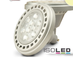 ISOLED ISO111808  ES111 GU10 Spot, 12 Watt, 30°, warmwit, dimbaar 9009377017445