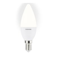 Toshiba E Core Candle E14 6W 2700K Clear dimbaar 4974550426619