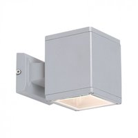 I Light wandlamp Wuerfel zilver IP 54 G9 8059617671648