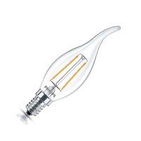 Philips Filament LED kaars 2 5 25W827 E14 warmwit niet dimbaar BA35 helder 8718696517598